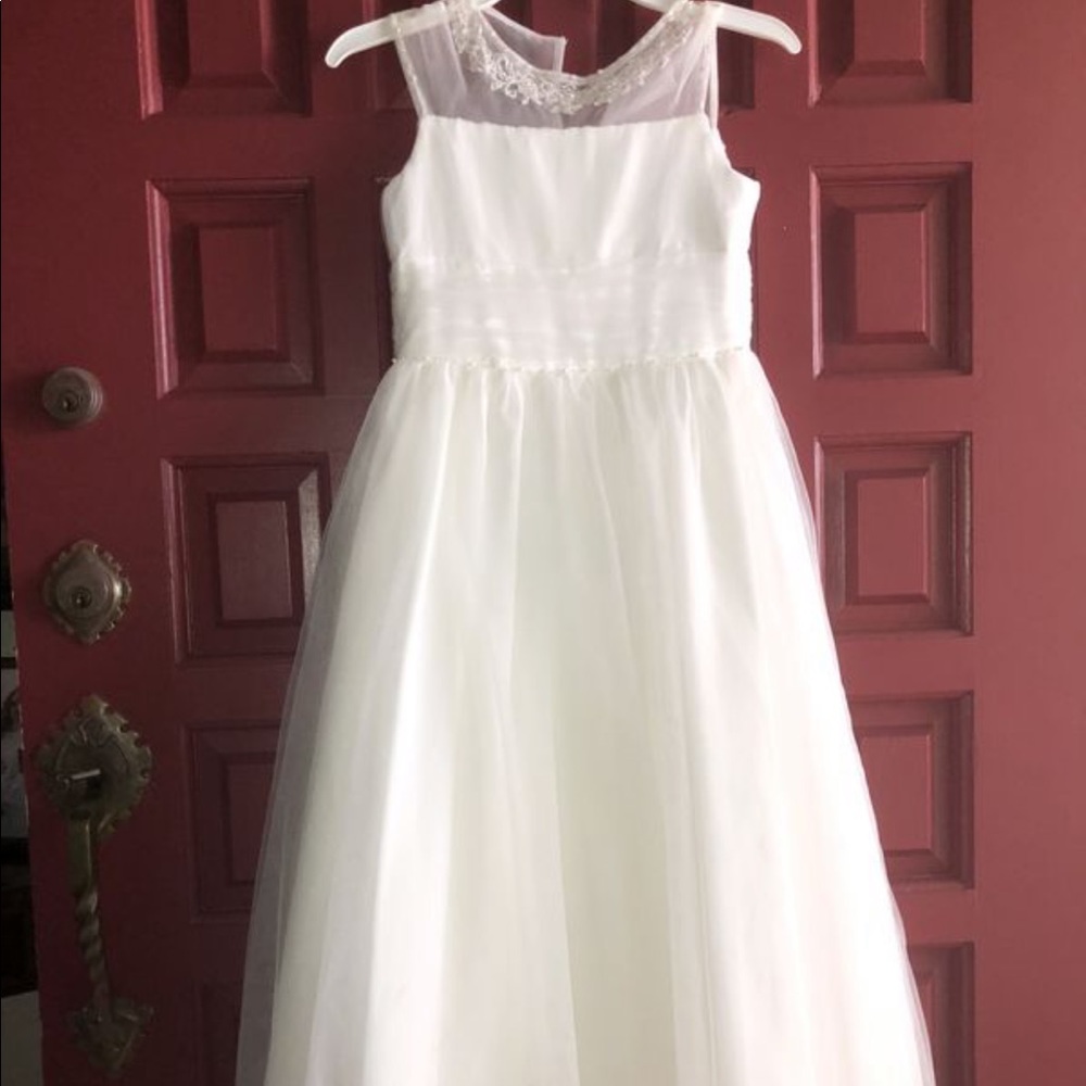 Alfred Angelo Junior Girls White Dress